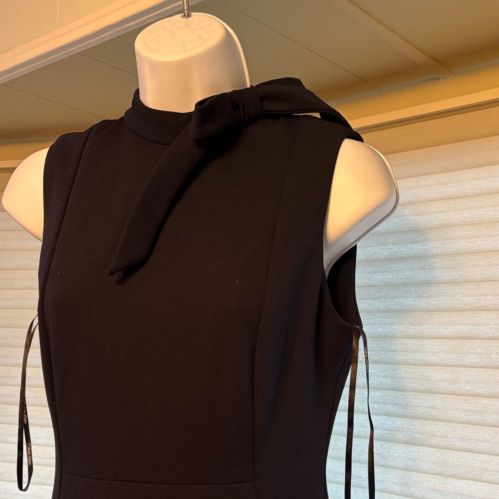 Calvin Klein Collection Elegant Black Mini Dress